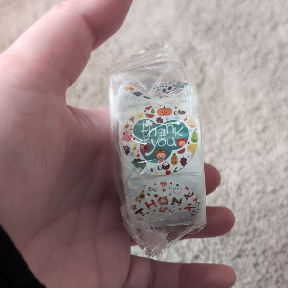 Other - Colorful Thank You Stickers Roll